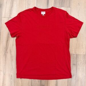 GUESS Men's Bold Red Tee